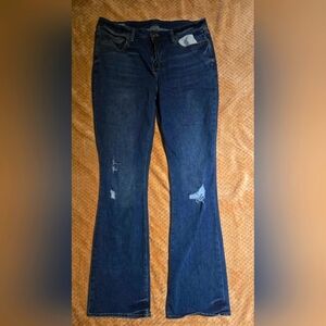 Size 17 flare jeans